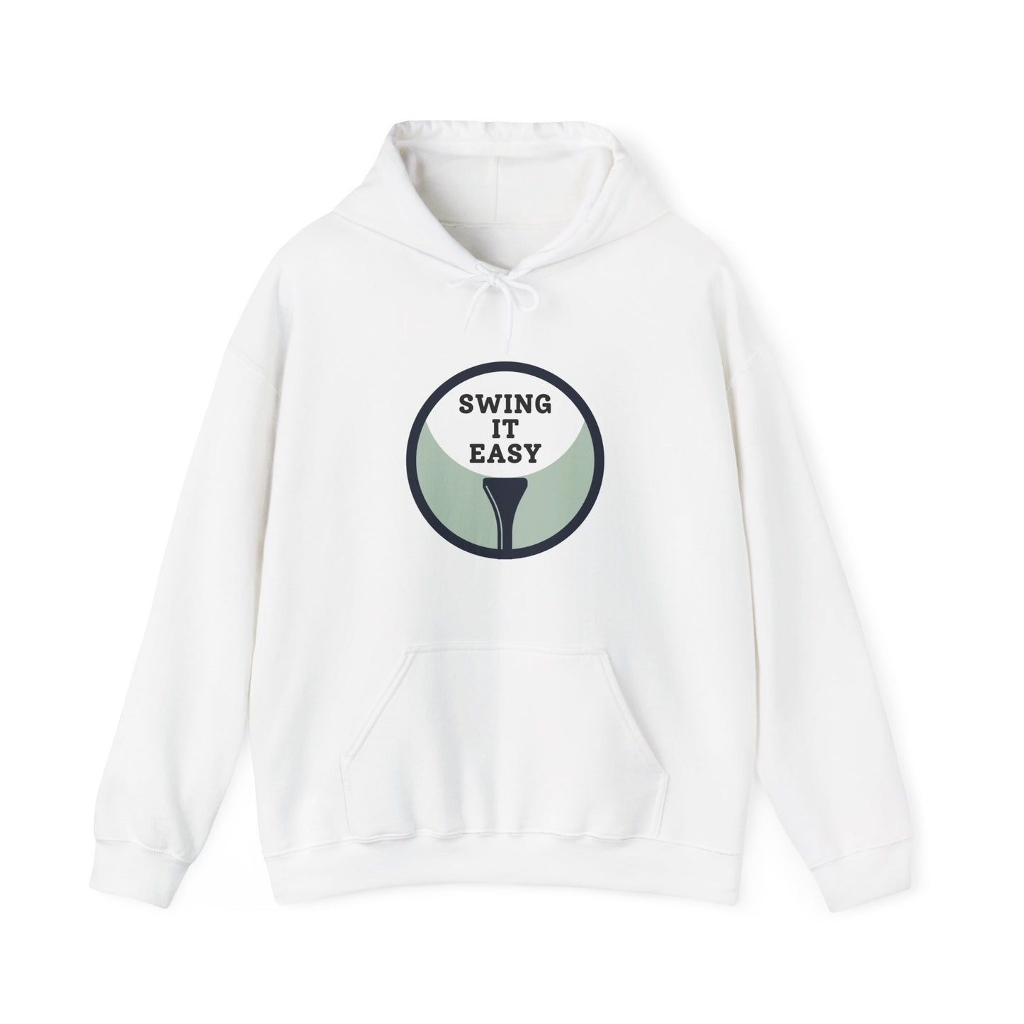 Swing It Easy Unisex Hooded Sweatshirt - Perfect for Golf Lovers