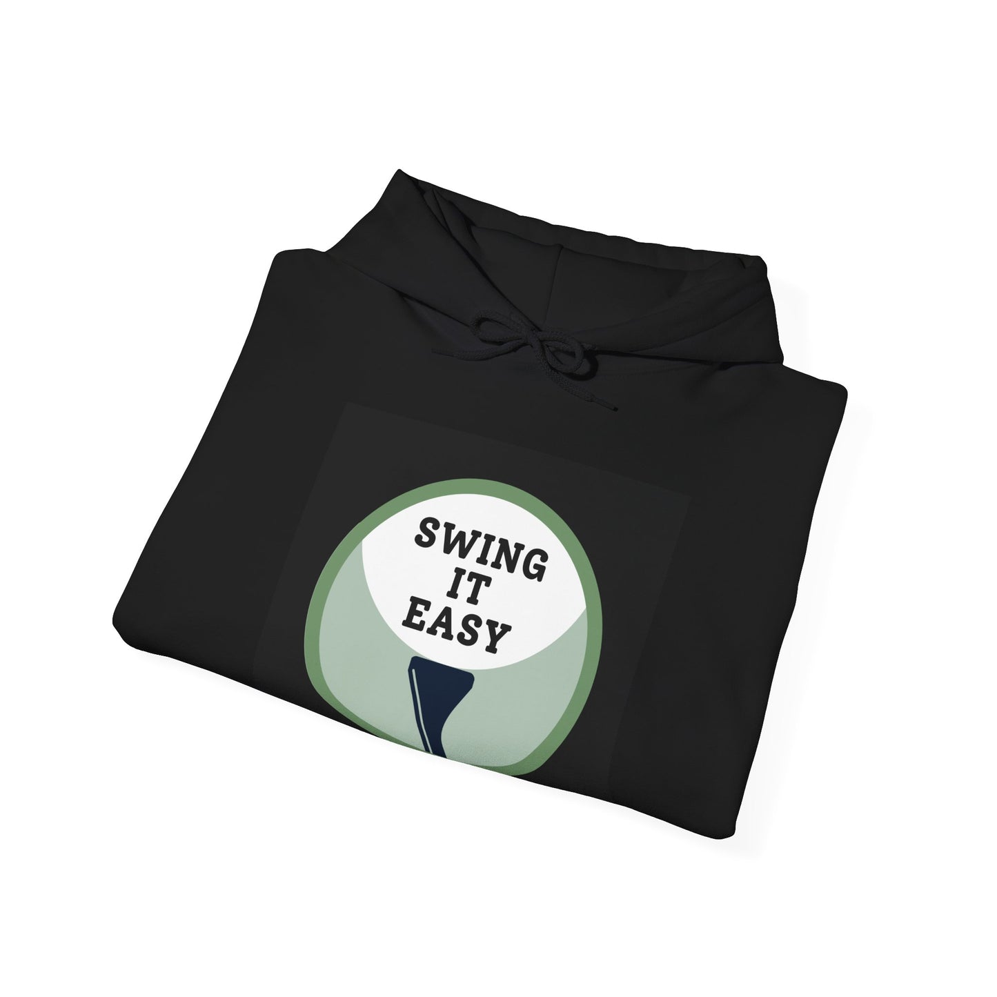 Swing It Easy Unisex Hooded Sweatshirt - Perfect for Golf Lovers